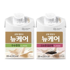 대상웰라이프 뉴케어 구수한맛 클래식 15팩 + 고소한검은깨맛 클래식 15팩 완전균형영양식, 구수한맛 15팩 + 고소한검은깨맛, 1개