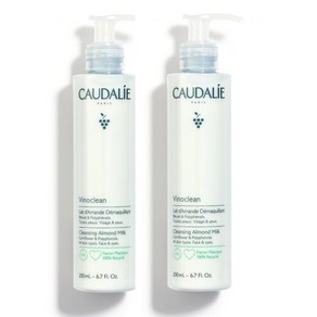 CAUDALIE 프랑스 정품 꼬달리 비노클린 아몬드 클렌징 밀크 200ml 2개묶음, 2개