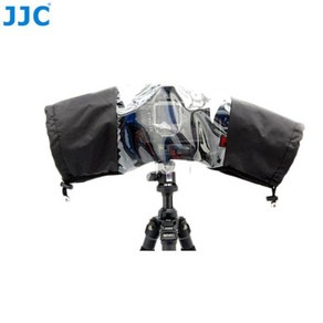 JJC 휴대용 카메라 레인 커버 레인 셰이드 방수 레인코트 레인커버 DSLR 카메라 액세서리 캐논 니콘 소니 올림푸스, Black