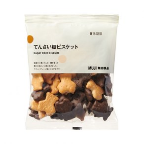 MUJI 무인양품 첨채당 비스켓 플레인&코코아 70g, 1개