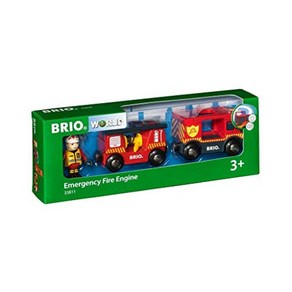 BRIO WORLD 라이트 & 사운드 포함 파이어 트랙 33811