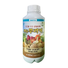 대유 뿌리커 500ml 감자 고구마 양파 당근 비대 유기농 친환경 구근 액비 비료 영양제, 1개