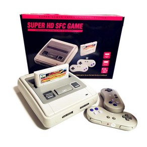 슈퍼패미콤 겜보이 고전게임 RETROAD 슈퍼 레트로 하드웨어 게임 콘솔 SFC SNES 카트리지 컨트롤러 2 개 350 카드 오리지널 사이즈 SFC52HD, EU, 한개옵션1