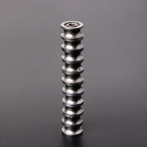 10 PCS U624ZZ 1.8mm U 홈 가이드 풀리 밀봉 레일 볼 베어링 4x13x7mm, 10개