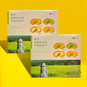 1+1 제주 종합타르트 총 20개입 700g 특산품 여행선물 디저트, 2개, 35g