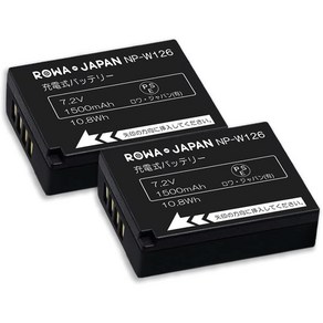 일본직발송 2. 후아 재팬 【일본 규제 검사필 【2 개 세트】 FUJIFILM NP-W126 NP-W126S 호환 배터리 정품, One Size_One Colo, 2개, 상세 설명 참조0