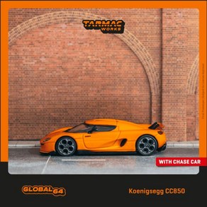 자동차다이캐스트 자동차모형 Tamac Woks 오렌지 모델 Koenigsegg CC850 164, 1개