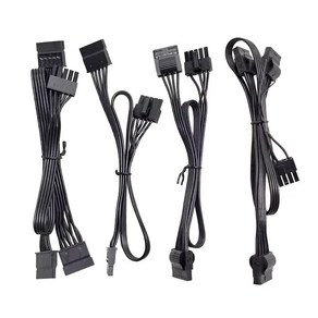 CooleMaste 공급 모듈용 MOLEX 전원 케이블 SATA 대형 4P IDE 5 핀 G450M G550M V650S V750S, 3.5Pin to 3 SATA, 1개