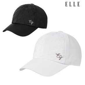 [엘르골프]ED레터링 스티치 포인트 캡 (여) 6H87406-100, 단품, 1개