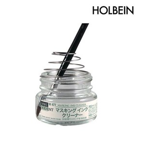 [홀베인] 수채화보조제/HWM/마스킹잉크크리너/W477, A/40ml:[6628180]A/40ml, 단품