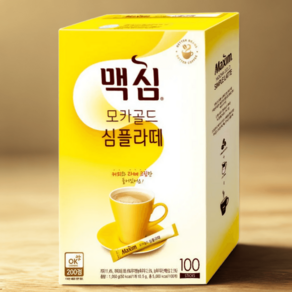 맥심 모카골드 심플라떼 100T(100개입), 10.5g, 100개입, 1개