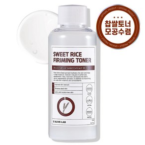 얼라이브랩 찹쌀 쫀득 토너 #모공토너 #피부결, 1개, 150ml