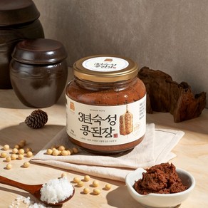 아나농 3년숙성 콩 된장 2KG/950G/500G 청양군 재래식 전통 국산 메주 집된장 / 생방송투데이, 500g, 1개