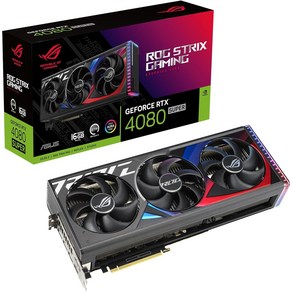 아수스 ASUS ROG Stix GeFoce RTX 4080 Supe OC Edition 게이밍 그래픽 카드PCIe 4., 1개