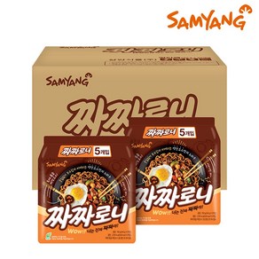 삼양 볶음 짜짜로니 5입 x 8개, 40개