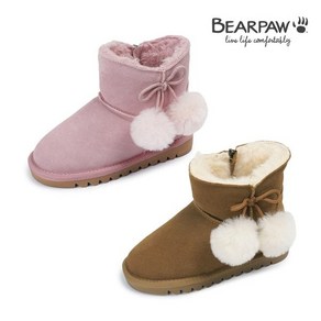 백화점정품 베어파우 아동 키즈 방한화 (BEARPAW) 양털 방울 어그부츠 FAIRY KIDS 2종 택1(K2932QD-K) 발편한 신발