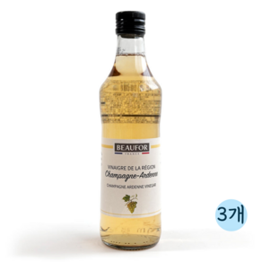 치즈마을 뷰퍼 샴페인 비네거 500ml x 3개 샹파뉴 아르덴 비네거