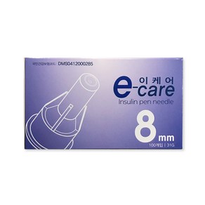 이케어 인슐린 펜니들 멸균주사침 31G 8mm 100개입, 1개