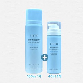 티르티르 TRTR 선무스 티알티알 오프 더 선 에어 무스 버블선크림, 1세트, 140ml