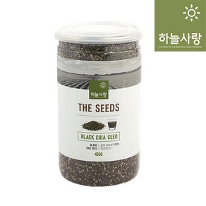 하늘사랑 블랙 치아씨드 450g 용기형, 1개