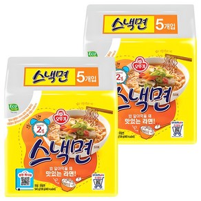 오뚜기 스낵면 108g, 10개