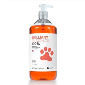 노르웨이 브릴리언트 연어오일 강아지 고양이 영양제 1000ml, 오메가3, 1L, 1개