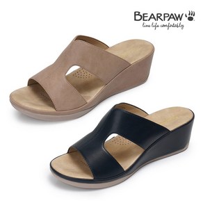 베어파우(BEARPAW) DANIKA 웨지 쿠션 슬리퍼 K2812QB-W 2종