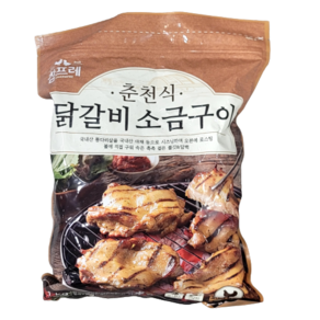 [트레이더스] 춘천식닭갈비 소금구이 1kg 아이스박스+아이스팩 국내산통닭다리살 겉바속촉의닭다리 맥주소주안주, 1개