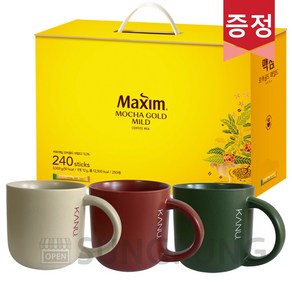 맥심 모카골드 커피믹스 240T + 코지머그, 12g, 1개, 240개입