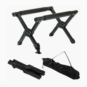 온트레일러 캠핑 접이식 쿨러스탠드 팬히터 아이스박스 받침대 거치대 폴딩 캠핑 블랙네이비, 쿨러받침대(블랙네이비), 1개