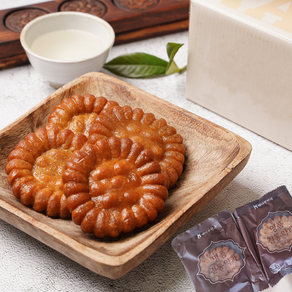 [한옥마을한과] 우리밀 호박약과 국산재료로 만든 건강한 간식 1세트20개 700g, 1세트