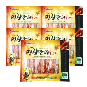 명견만리 강아지 간식 스테이크 400g, 5개, 소고기맛