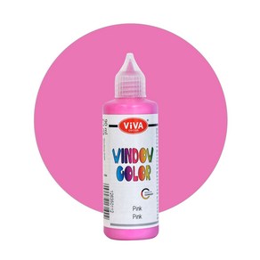 비바 글라스 데코 스티커 펜 12 Pink 90ml Viva Window Colo