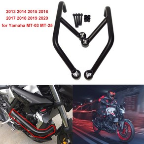 야마하 MT 시리즈 yamaha mt-03 mt-25 mt03 mt 25 2015 2016 2017 2018 2019 2020 엔진 프레임 프로텍터 크래시 바 가드 용 오토바이