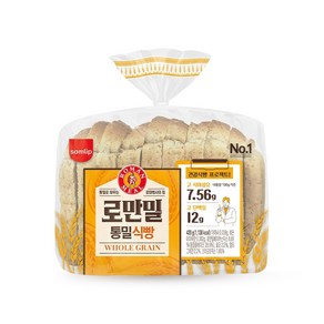 삼립 로만밀 통밀식빵, 420g, 10개