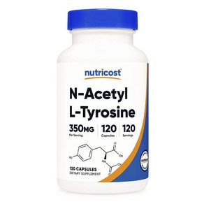 뉴트리코스트 N-Acetyl L-Tyosine 350mg 캡슐, 120정, 1개