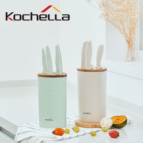 코첼라 토리 주방 칼 블럭 6종 세트 (베이지/그린) 식도 식칼 과도 이유식칼 빵칼, 토리 그린 식칼+슬라이스칼+제빵칼+과도+페어링칼, 1개
