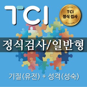 TCI 기질 및 성격 정식 심리검사 온라인용 고급형 결과지 2장 전문가 솔루션, 성인및 대학생용