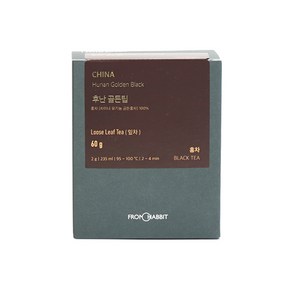 프롬해빗 디 오리진 프리미엄 잎 차 후난 골든팁 60g + 잎차 1개 증정(랜덤), 1개입