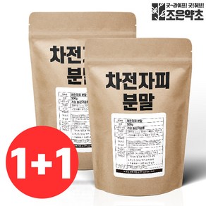 조은약초 품질 좋은 차전자피 100% 가루 분말 식이섬유 300g + 300g (총 600g), 2개