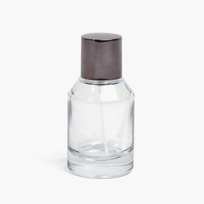 새로핸즈 클램프 타입 유리 향수공병 쉬끄 유광 블랙실버 50ml, 단품, 1개