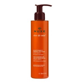 NUXE REVE DE MIEL Gel Nettoyant et Demaquillant Visage 눅스 레브 드 미엘 페이스 클렌징 젤 200ml, 1개