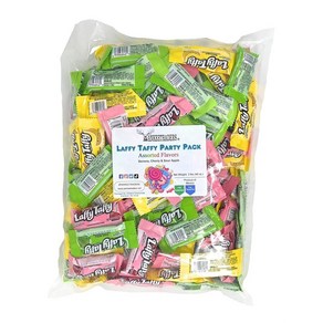 Laffy Taffy 파티 팩 다양한 맛 1.4kg3파운드 벌크 213948, 1개