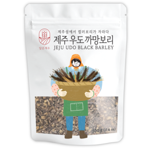 제주 우도 까망보리 500g, 1개