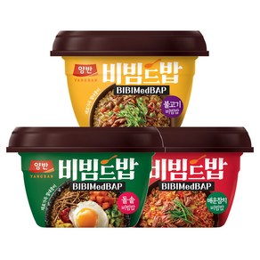 [동원] 양반 비빔드밥 (컵)매운참치 1개+돌솥 1개+불고기 1개 (총 3개), 3개, 272.5g