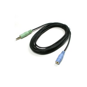 Coms 스테레오 케이블 3.5mm (연장) 3M/AV0353/MF타입 케이블-연장케이블, 1개, 1cm