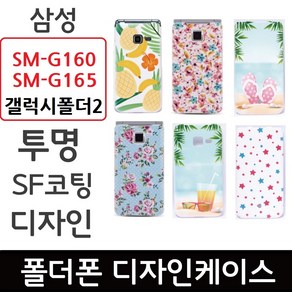 갤럭시폴더2 SM-G160 /G165 (2021 공용) - 하드 투명 SF 코팅 디자인 보호 케이스