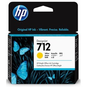 HP712 노랑 잉크 3ED69A 디자인젯T650 T630 T230 T250