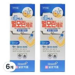 일양약품 쿨벅스 벌모린 제로 50ml, 6개