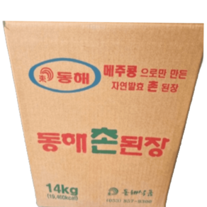 동해촌된장 국산 시골 콩된장 자연발효, 동해촌된장 14kg / 업소용 대용량 콩된장, 1개, 14kg